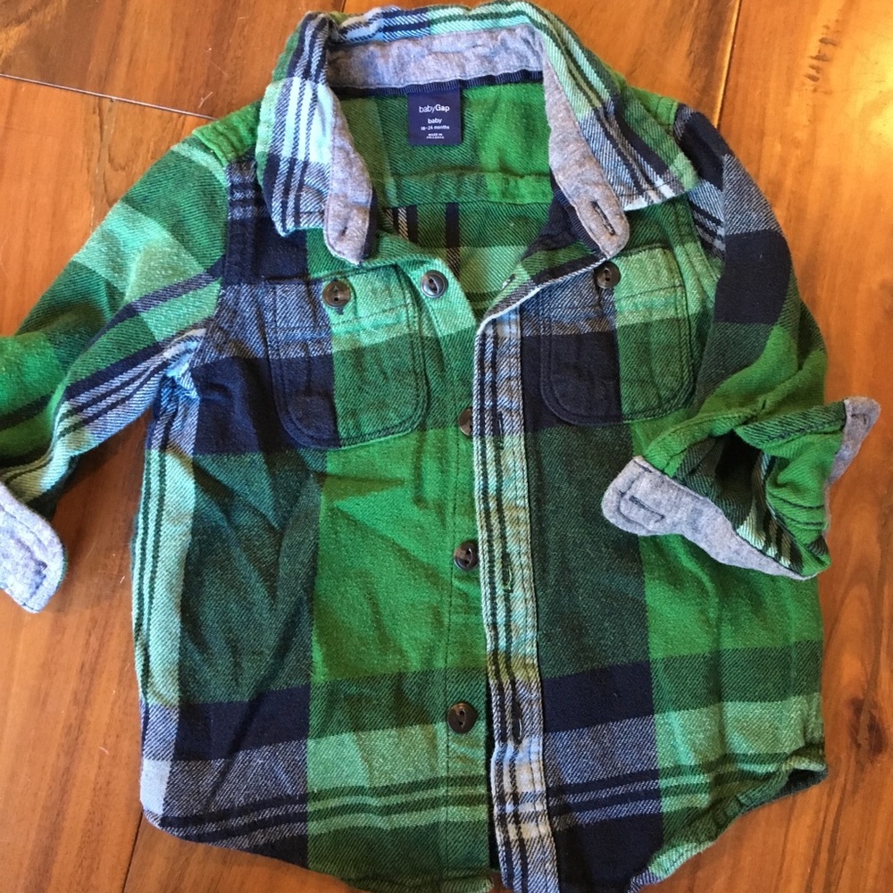 Baby Gap flannel shirt